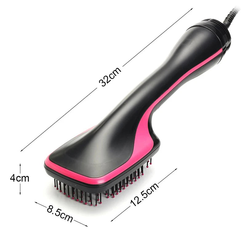 2-in-1 Multifunctional Hair Dryer Brush and Styler for Hair Styling Negative Ion Curler Brush for Home,and Salonh