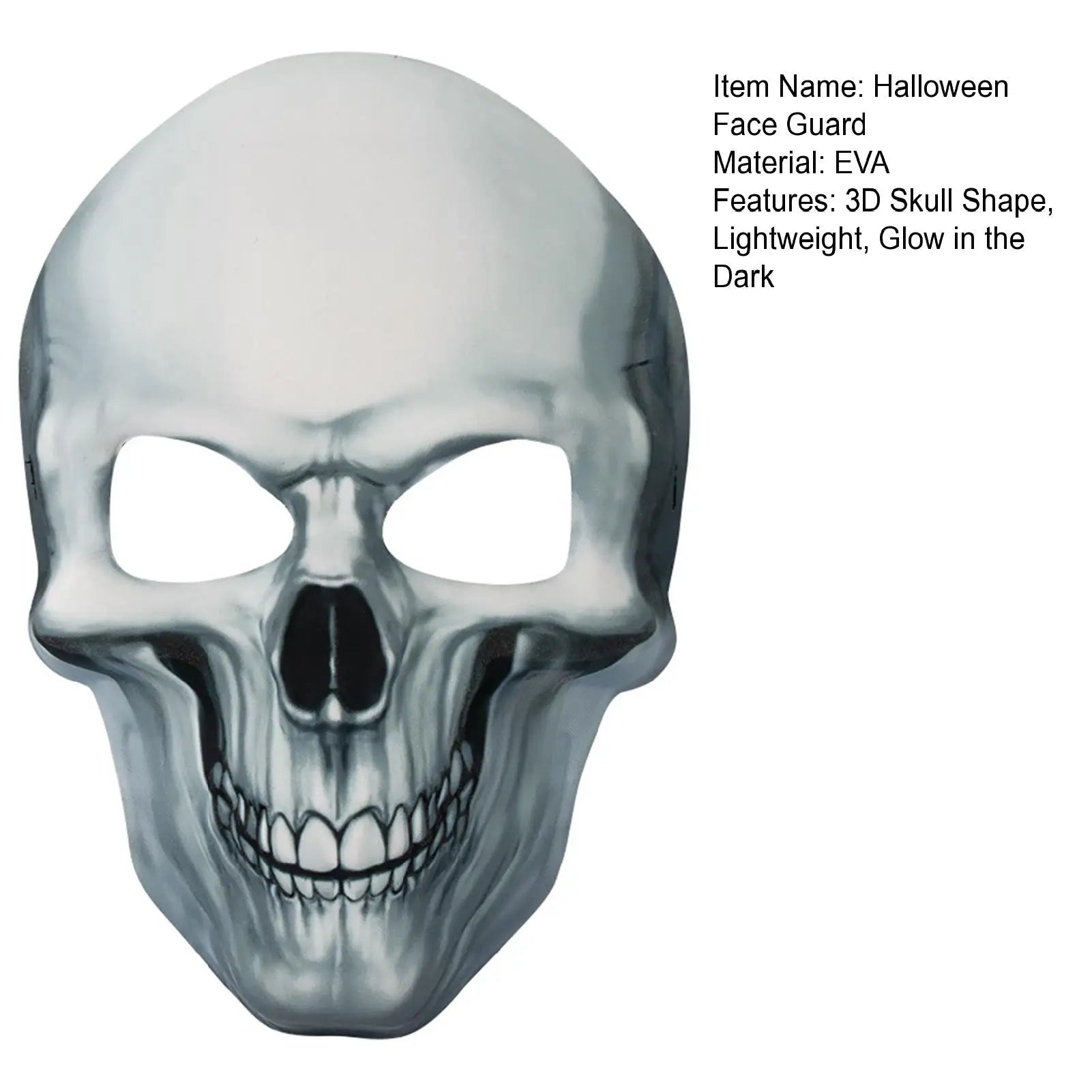 Skeleton Skull Ghost Death Mask Horror Full Head Mask Prank Cosplay Costume Scary Movie Ghostface Props Home Decor Party Supplie