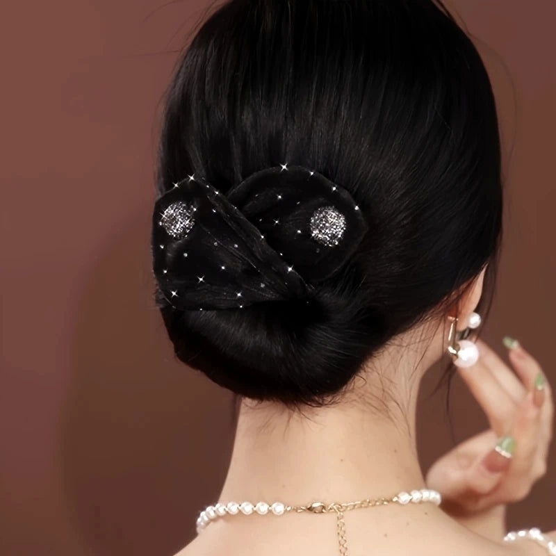 1pc Lazy Artifact Magic Hair Clip French Twist Donut Bun Maker for Women Stylish Hair Styling Tool for Effortless Updos Braids