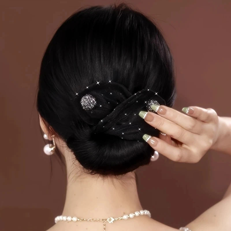 1pc Lazy Artifact Magic Hair Clip French Twist Donut Bun Maker for Women Stylish Hair Styling Tool for Effortless Updos Braids