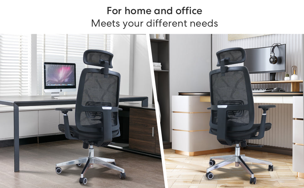New Ergonomic Mesh Adjustable Lumbar Support Office Chair 120°Tilt High Back Comfortable Computer Chair with Soft Flip Up Arms