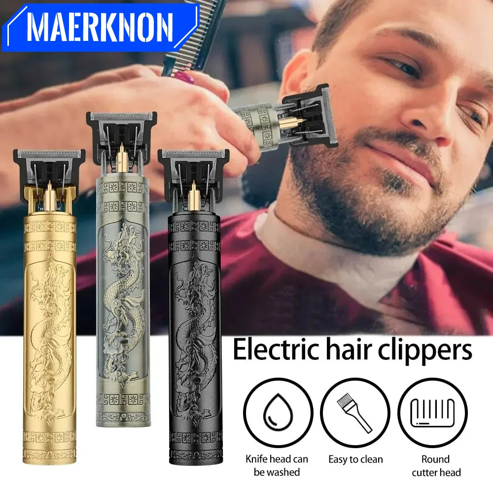 T9 USB Rechargeable Electric Hair Clipper Machine Man Shaver Trimmer Barber Technical Beard Trimmer For Men Hair Care Cutting