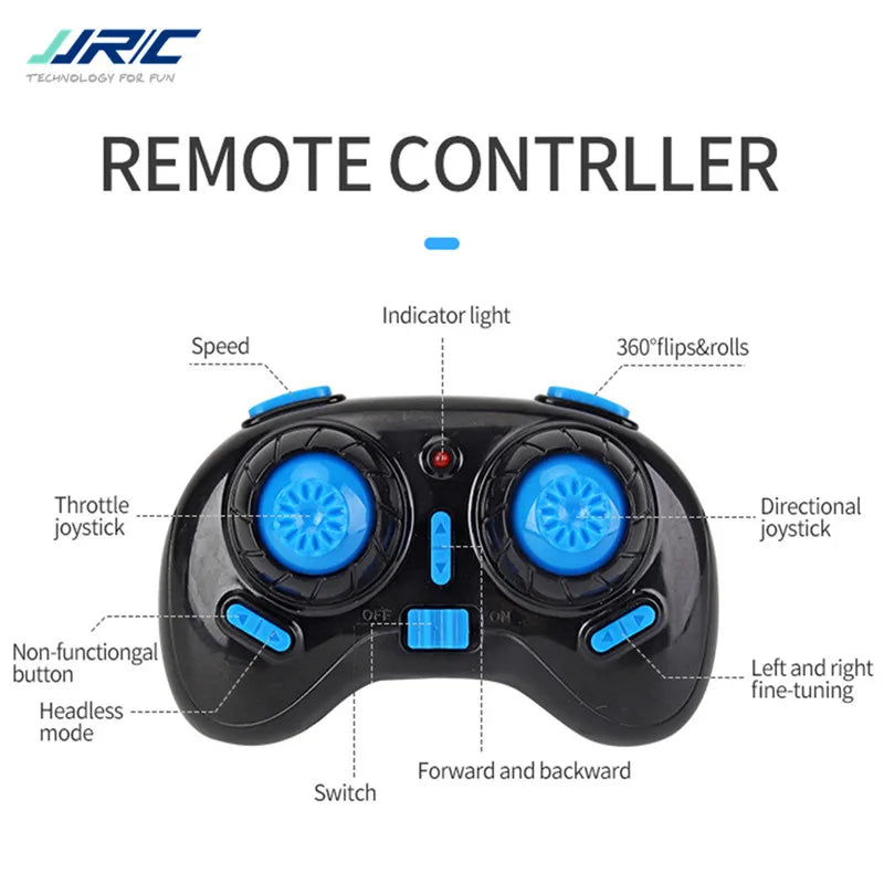 JJRC H36 1:20 Remote Control Ship Three Modes 2.4G Quadcopter Boat Helicopter UAV Rc Drone with Light Kids Toys Children's Gift