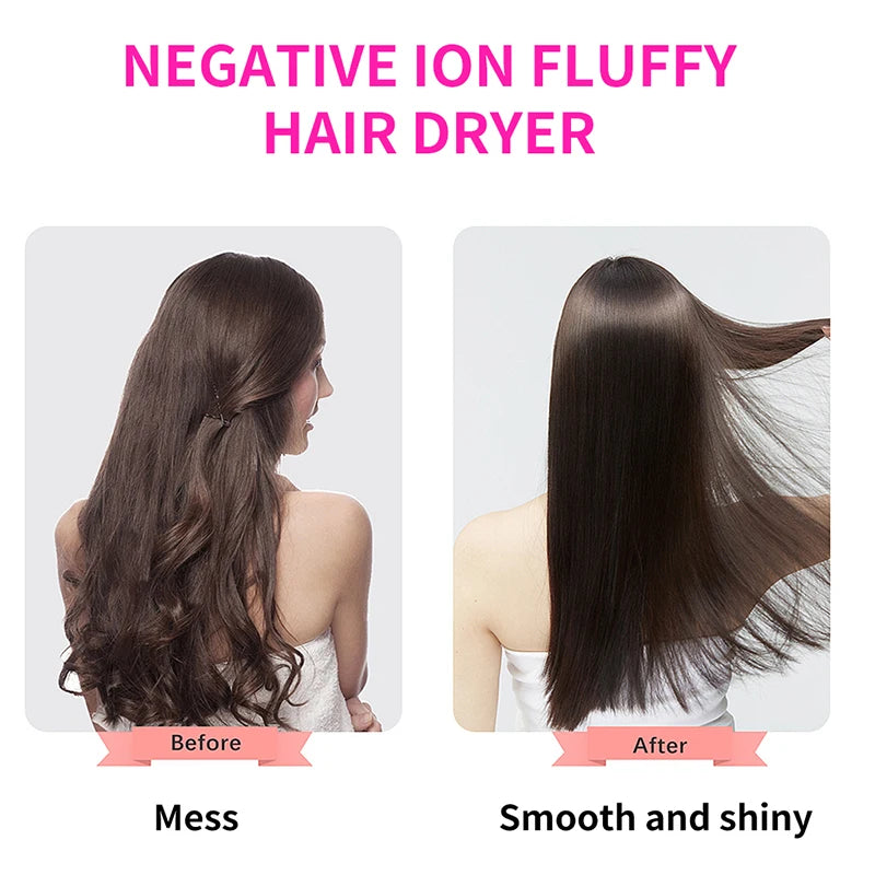 Hot Air Blower Hair Dryer Brush Blow Dryer Brush Styler For Rotating Straightening Brush Dryer Cheap Hair Dryer