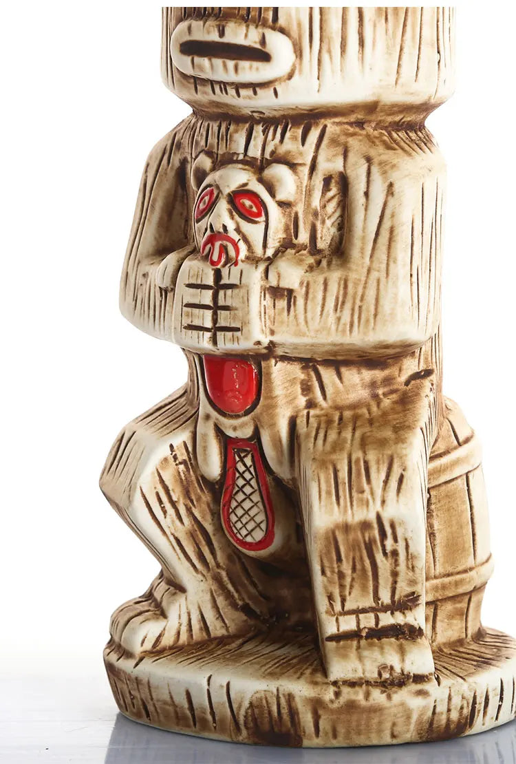 Hawaiian Cocktail Glass Cup,Ceramic Tiki Mug,Samiff Bar Glass,Personality Drinking
