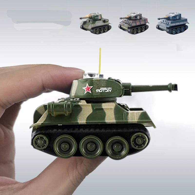 1:100 Scale Mini Tiger RC Tank Model ImitateRemote Radio Remote Control Tank Electronic Boys Toys for Children Kids Gifts