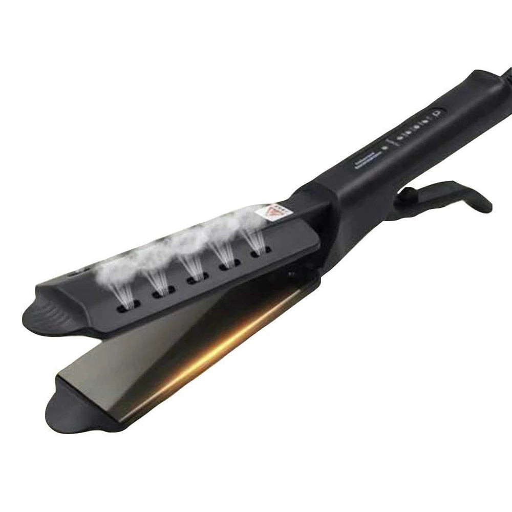 Hair Straightener Four-Gear Tourmaline Ceramic Ion Flat Iron Professional Electric Curler Steam Iron Straight Hair For Women