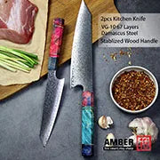 Amber 440C high carbon steel hammer black forge blade blank handle DIY knife blade