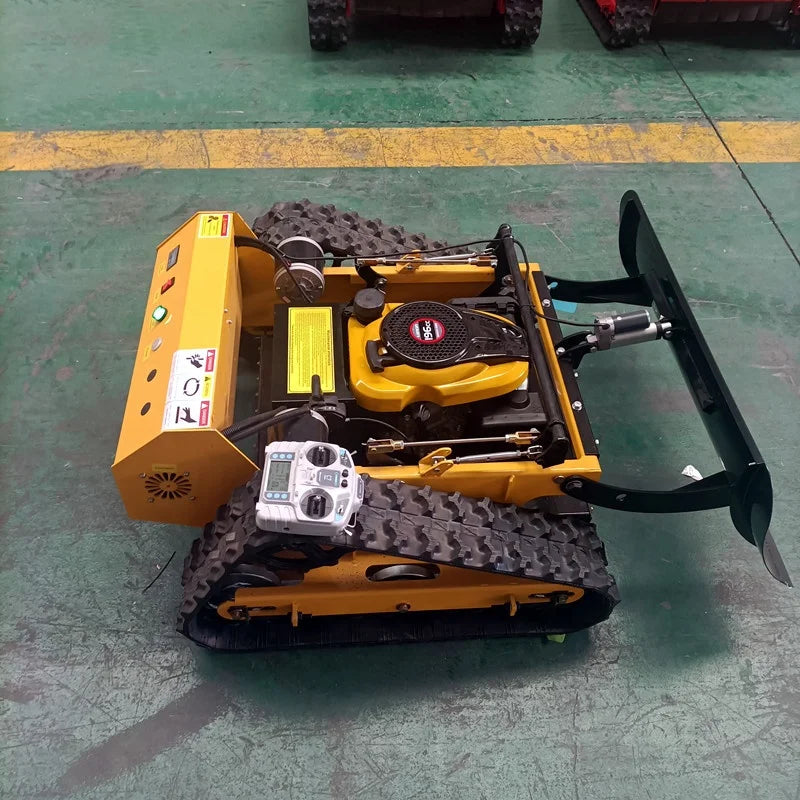 Remote Control Crawler Lawn Mower 7.5/9/16/22hp with Starting Mode Hand Pull/electric Start Grass Cutter