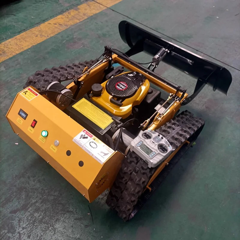 Remote Control Crawler Lawn Mower 7.5/9/16/22hp with Starting Mode Hand Pull/electric Start Grass Cutter
