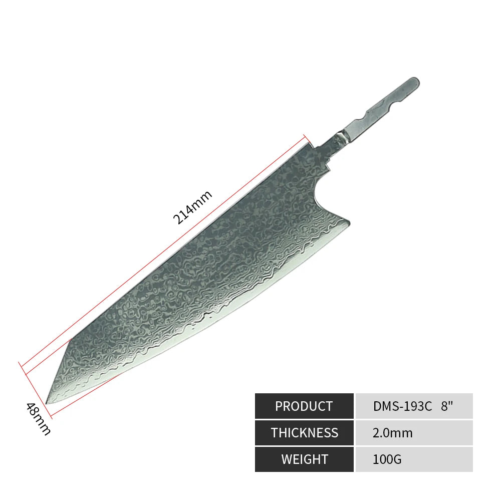 Amber Knife High Quality Kitchen Tools Blade Japanese Damascus Steel Very Good Price Global Shipping