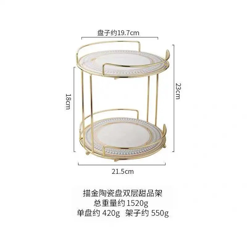 Nordic Luxury Dinner Plates Set, Rice Bowl, Soup Plate, Serving Cake Dessert Plate, Decorative Dinnerware for Wedding Party