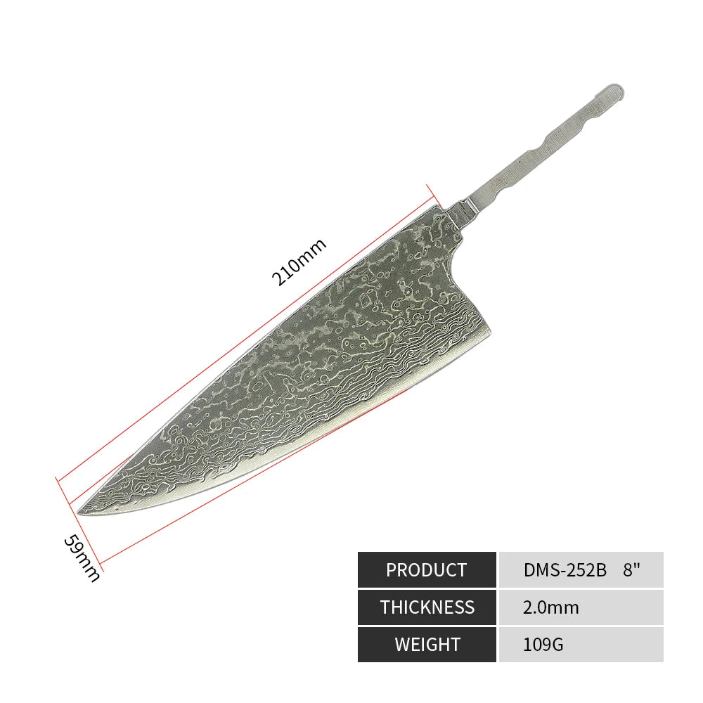 Amber Knife High Quality Kitchen Tools Blade Japanese Damascus Steel Very Good Price Global Shipping
