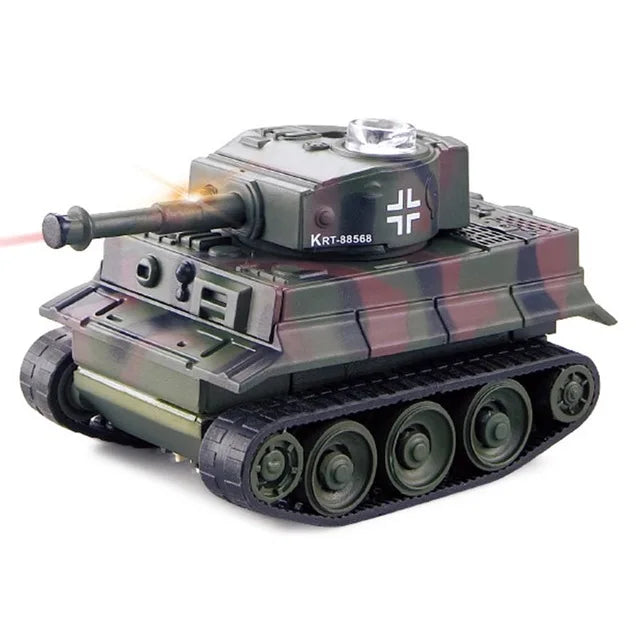 1:100 Scale Mini Tiger RC Tank Model ImitateRemote Radio Remote Control Tank Electronic Boys Toys for Children Kids Gifts