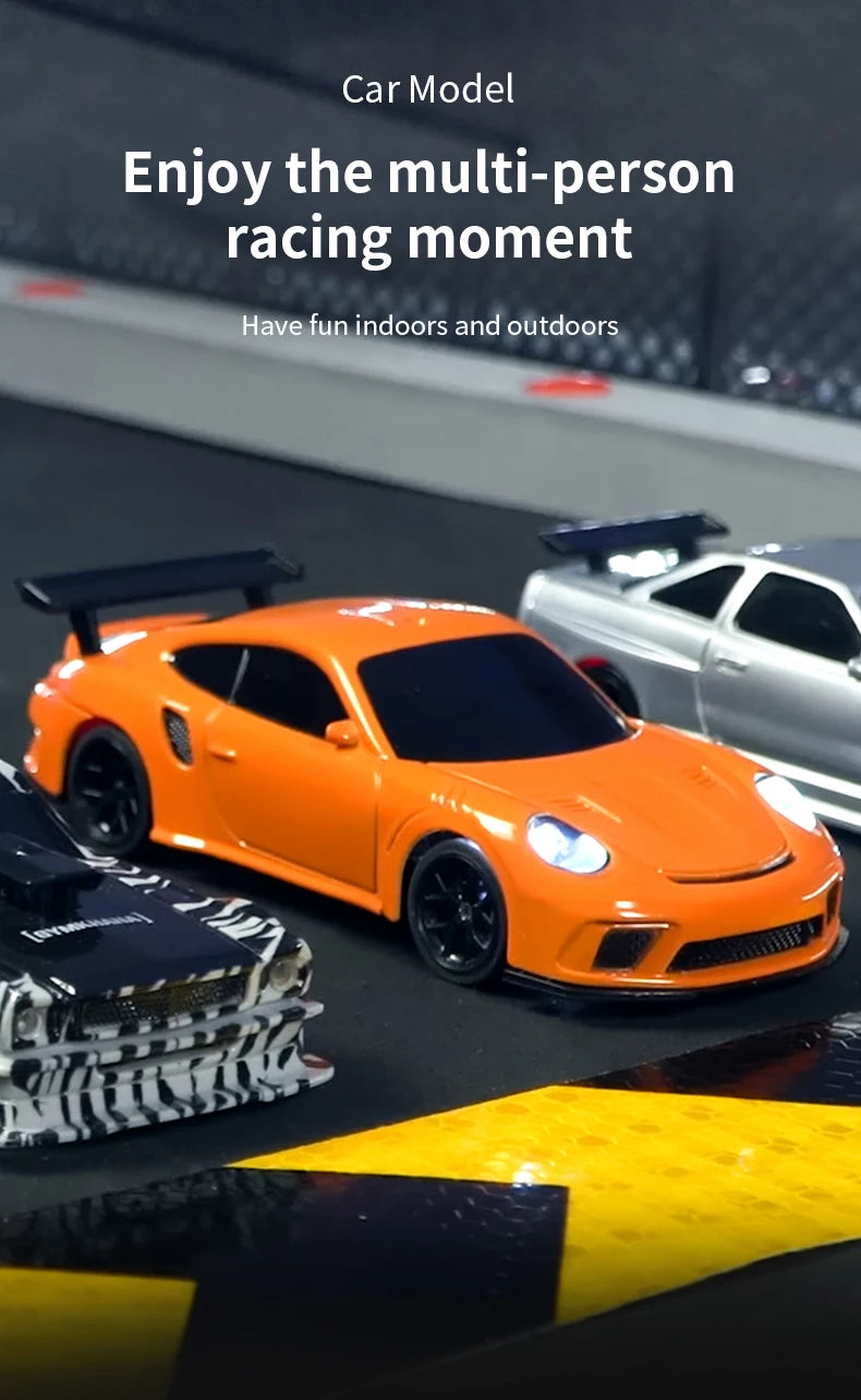 Upgraded Gyro 1/43 RC Drifting Car Racing RTR 4WD High Speed Radio Control Model 2.4G Drift Race Vehicle Mini Gifts