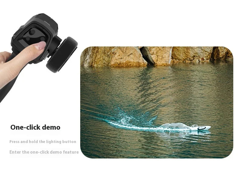 S2 Twin Jet RC Racing Boat High Speed Self-Righting Remote Control Ship 2.4Ghz Watercraft Model with Flip Over Recovery