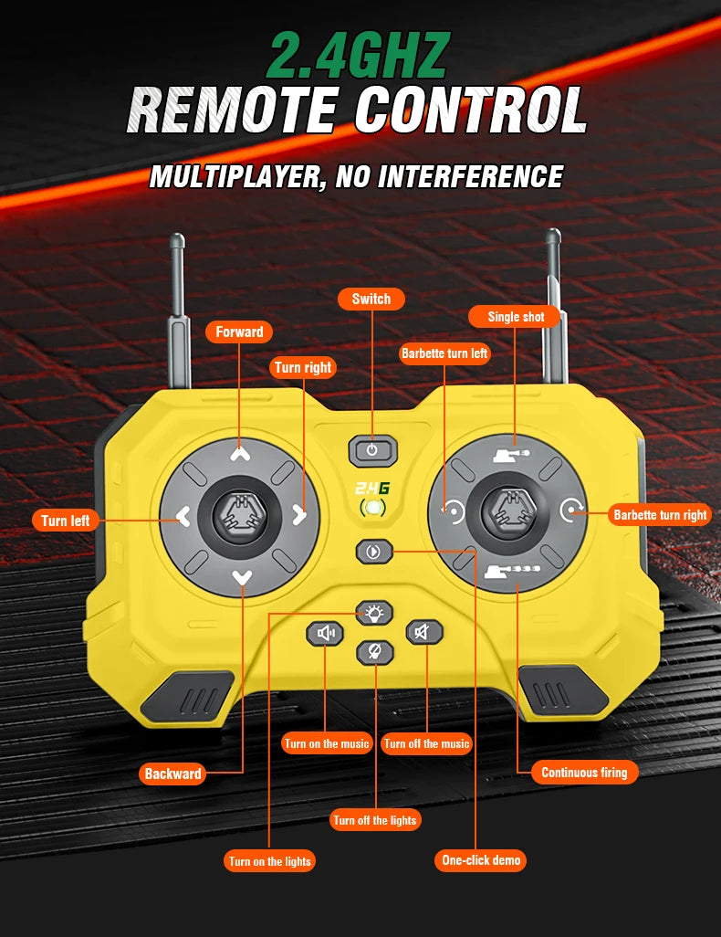 Rc Tank 99 T90 Remote Control Tanks 13Ch Shootting Function Crawler Battle Toy Car Model Electronic Toys for Boys Children Gifts