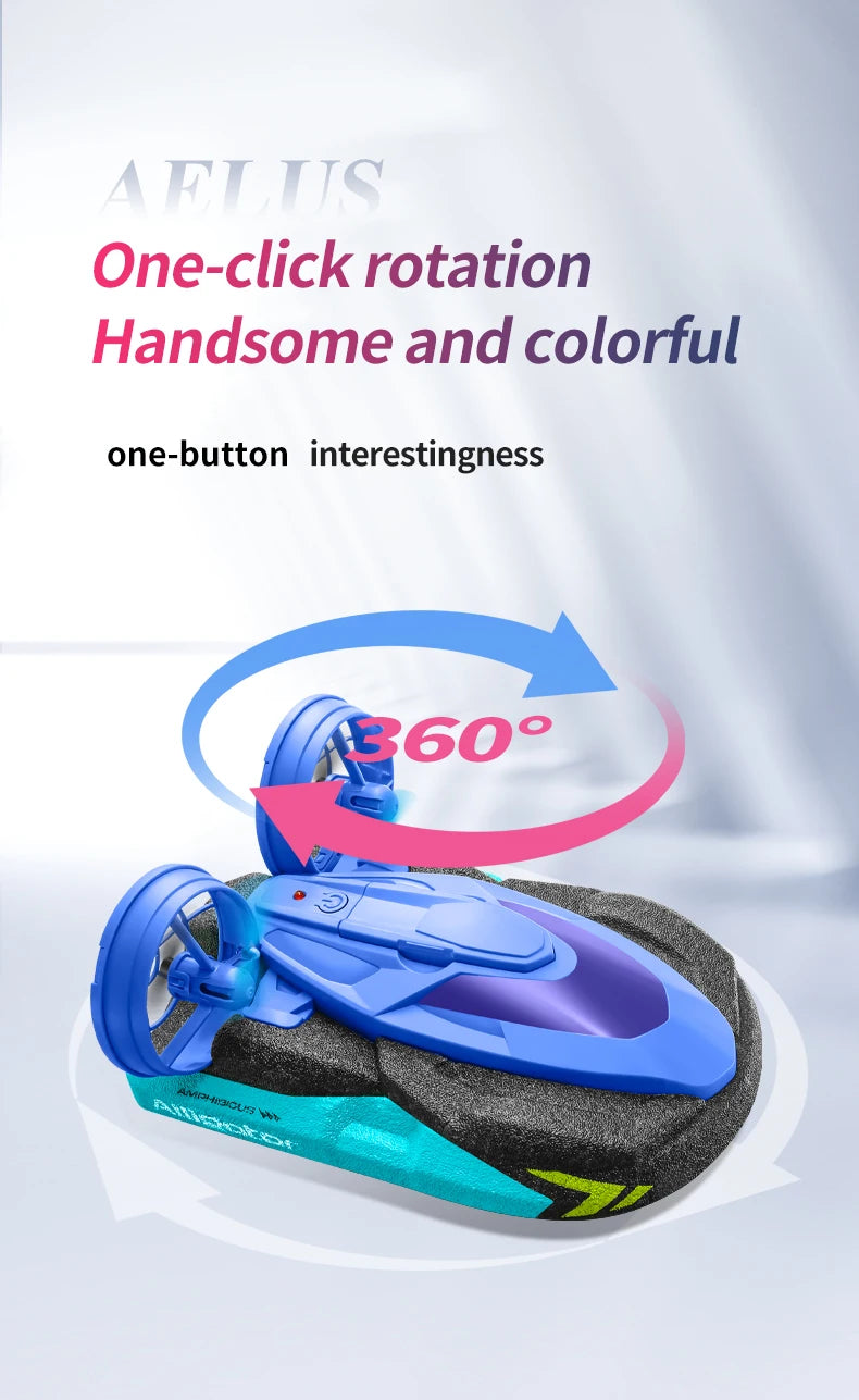 New S10 Water and Land 2 IN 1 Remote Control Drift Car Hovercraft Deformation Multifunctional RC Hovercraft Boat Car Kid RC Toy