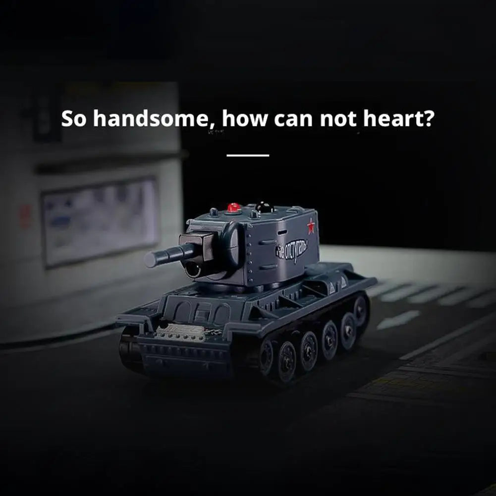 Mini Scale RC Battle Tanks - Safe Infrared Combat System with Rotation, Parent-Child Interactive Military Toys for Boys