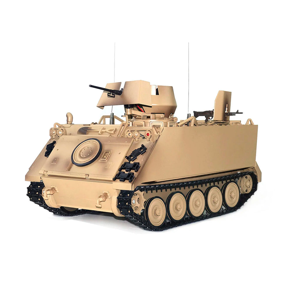 RTR Tongde 1/16 RC Tank M2412-B M113A1 ACAV Infrared 360 Turret Rotation Smoking Lamp Sound Radio Control Panzer Electric Model