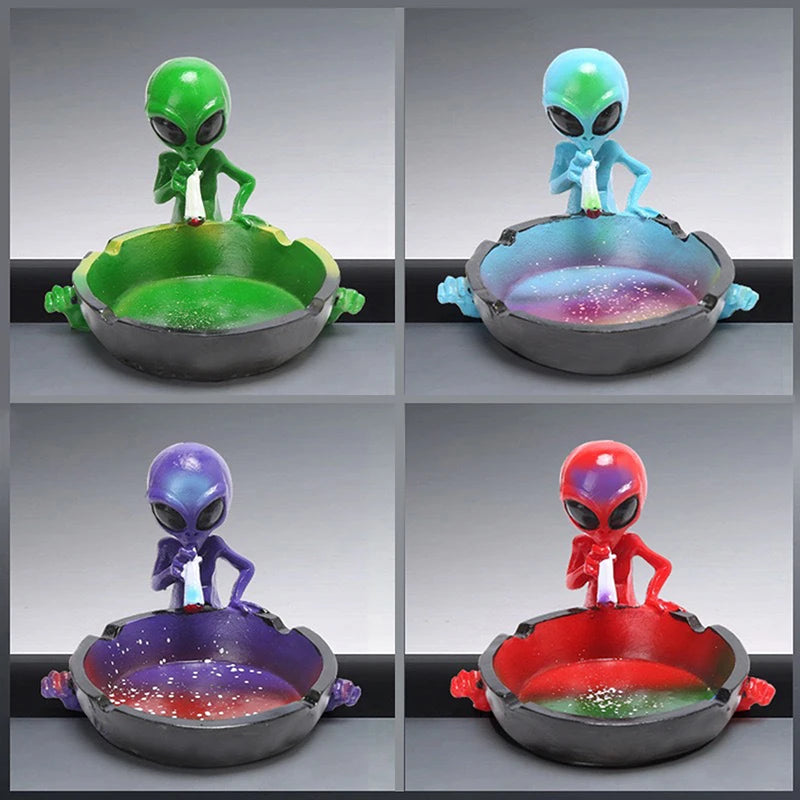 Cute Cool Hand-Painted Resin Ashtray Decorative Smoking Accessory Fancy Home Decor Ash Tray for Cigarettes And Cigar