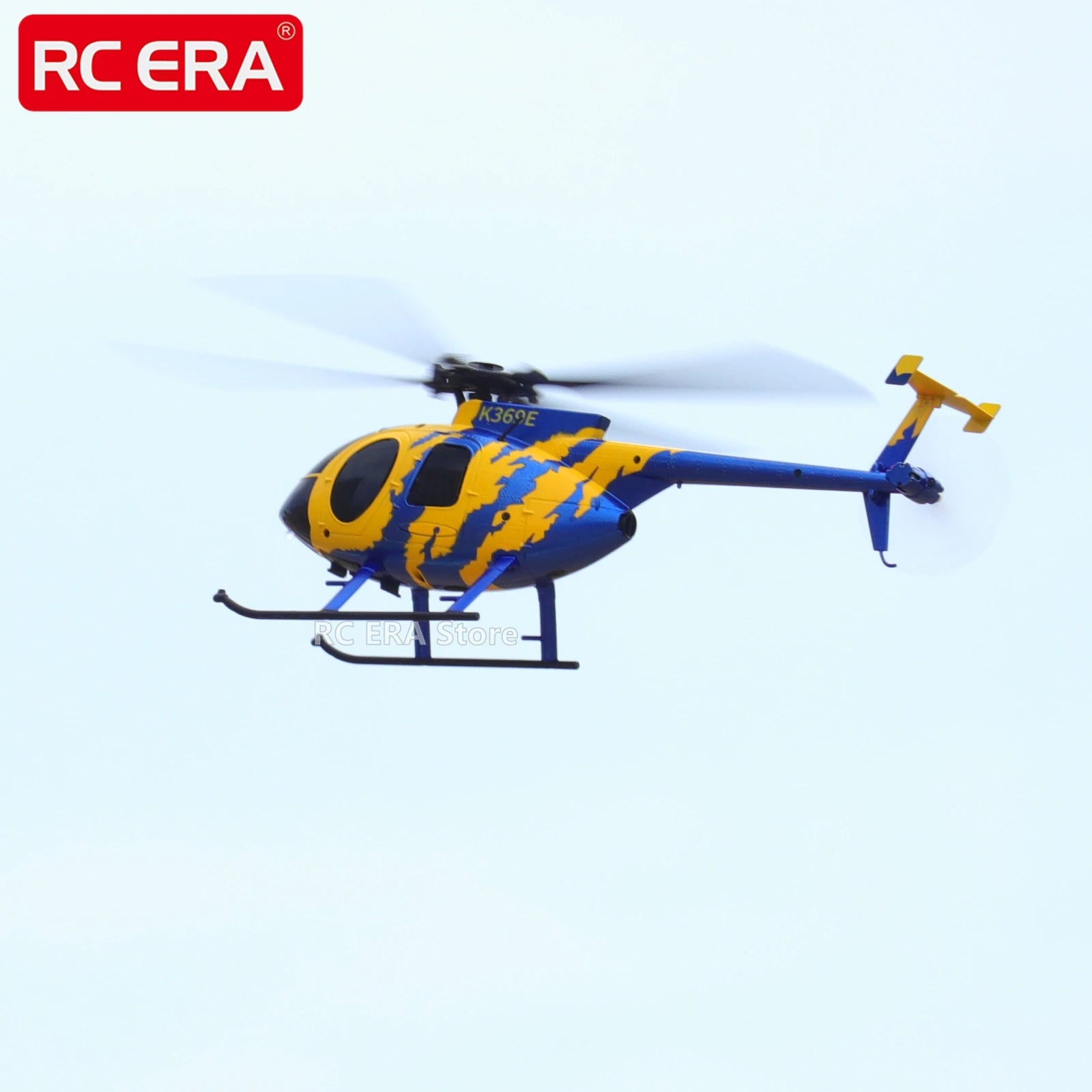 RC ERA C184 Mini MD500 with Optical Flow Sensor Scale Micro RC Helicopters for Adults Beginner Remote Control Hobby Toys Gift
