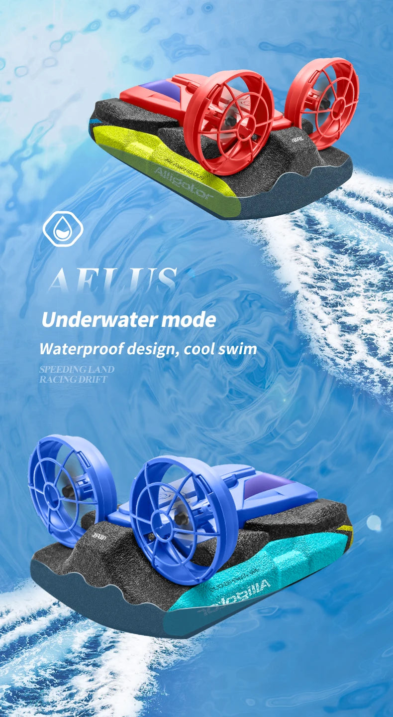 New S10 Water and Land 2 IN 1 Remote Control Drift Car Hovercraft Deformation Multifunctional RC Hovercraft Boat Car Kid RC Toy