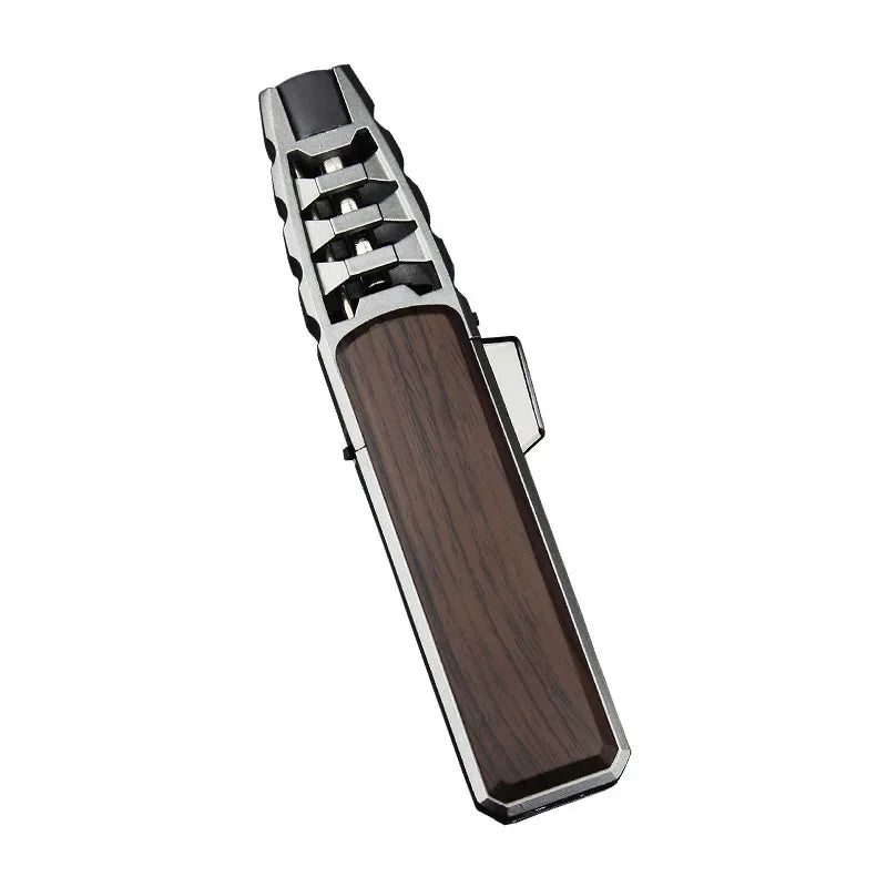 Kitchen BBQ Cigar Big Jet Flame Fire Butane Torch Outdoor Powerful Flame Camping Gun Lighter Mans Tools Without Gas No Box