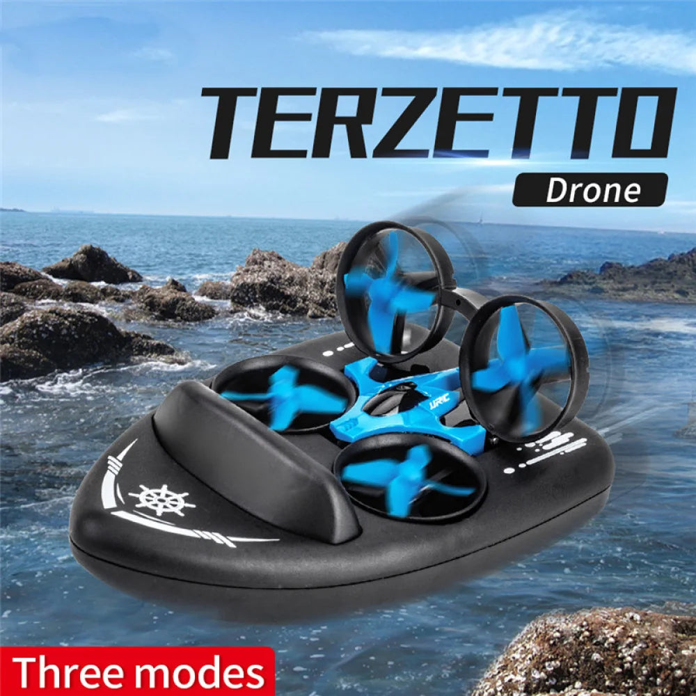 JJRC H36 1:20 Remote Control Ship Three Modes 2.4G Quadcopter Boat Helicopter UAV Rc Drone with Light Kids Toys Children's Gift