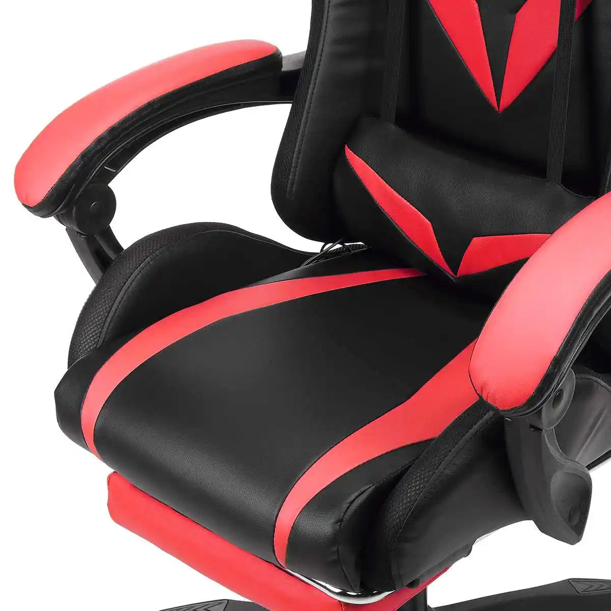 135 Degrees Gaming Chair RGB Light Office Chair Bluetooth Speaker Gamer Computer Chair Ergonomic Swivel 2 Point Massage Recliner