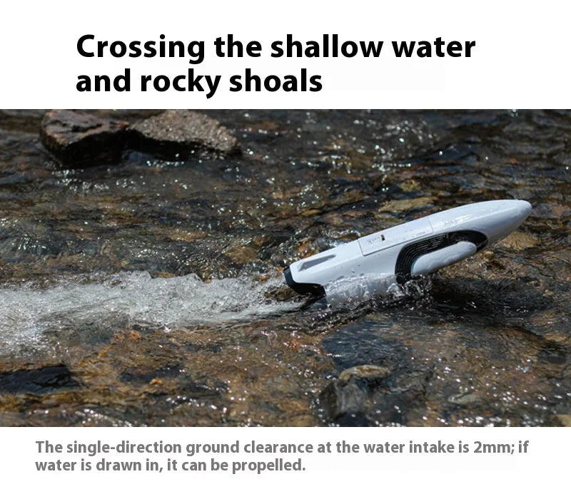 S2 Twin Jet RC Racing Boat High Speed Self-Righting Remote Control Ship 2.4Ghz Watercraft Model with Flip Over Recovery