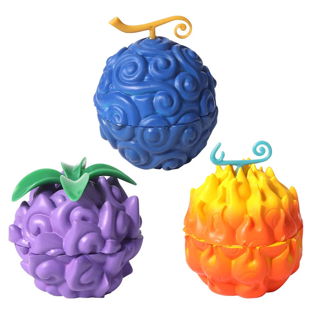Fruit Metal Herb Grinder Evil 3 Colors