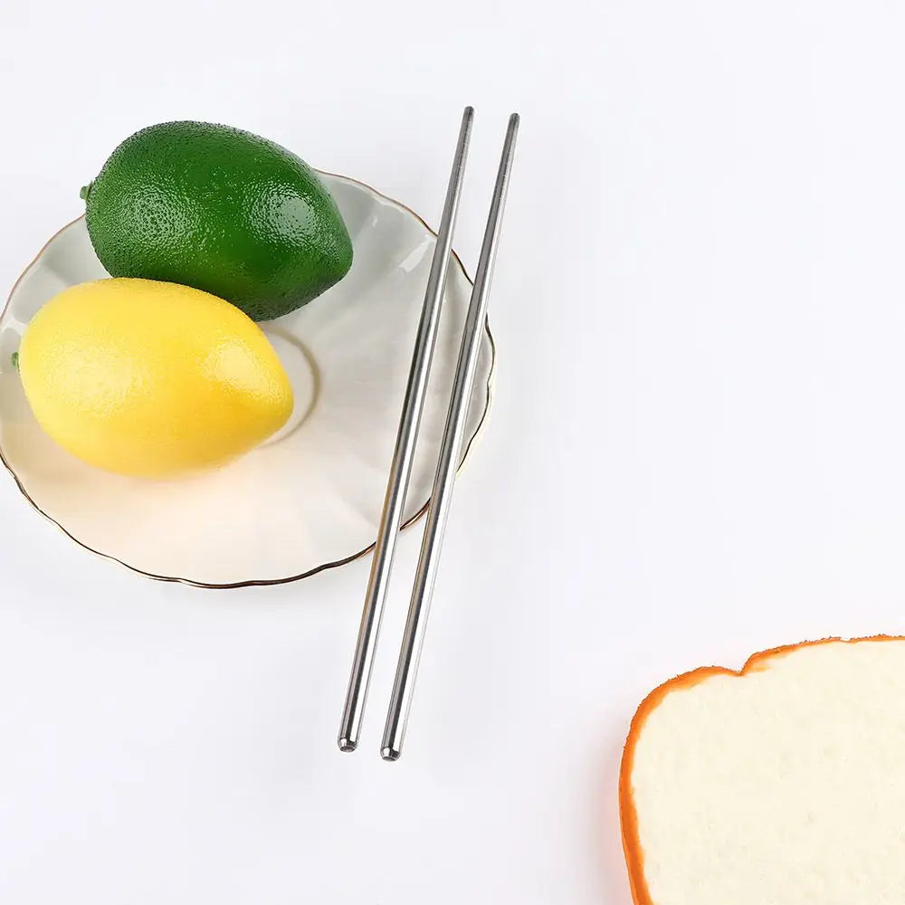 Practical Chinese Hollow Chopsticks Non-slip Stainless Steel Chop Stick Chopstick
