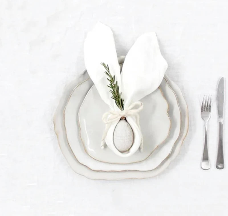 Dinner Plate Set - Rice, Soup, Noodle & Sushi Bowls with Sauce Dishes and Western Steak Plates for Versatile Dining