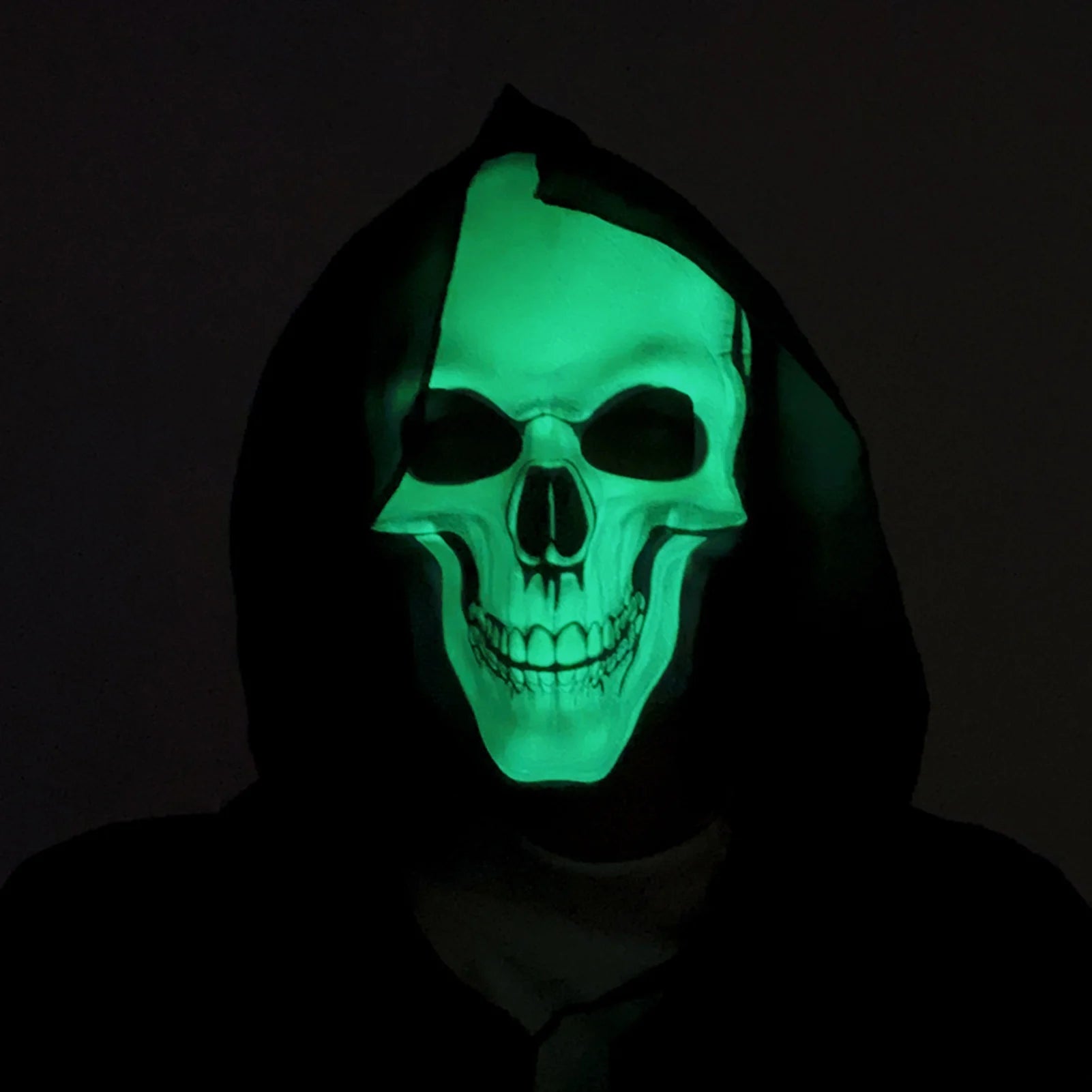 Skeleton Skull Ghost Death Mask Horror Full Head Mask Prank Cosplay Costume Scary Movie Ghostface Props Home Decor Party Supplie