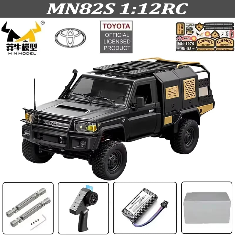 MN128 1/12 RC Car 4WD Jeep Model 2.4G Remote Control LED Light 4X4 Off Road 4WD Climbing RC Truck Electric Toy Car Gift for Boy