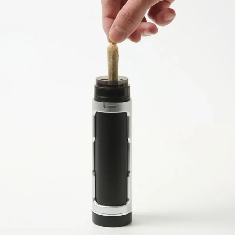 3 in 1 Plastic Herb Grass Grinder Kit with Tobacco Storage Tube Roll Paper Filling Machine DIY Pipe Smoking Accessories