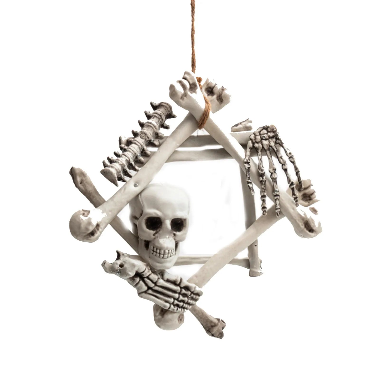 Halloween Skull Pendant Plastic Ornament Wall Hanging Party Haunted House Supplies Garden Wall Hanging Festive Home Decor
