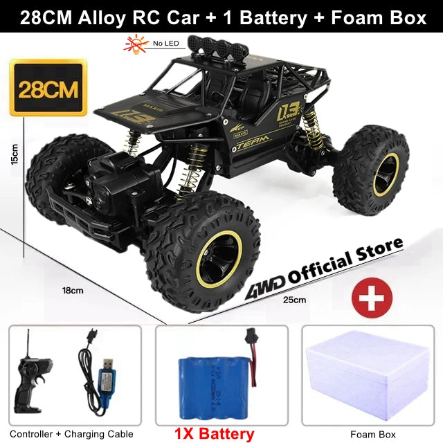 Oike RC Car Remote Control Climbing Vehicle Outdoor All Terrain Off-road Trucks 4WD Racing Drift Cars Toy Gift for Kids Adults