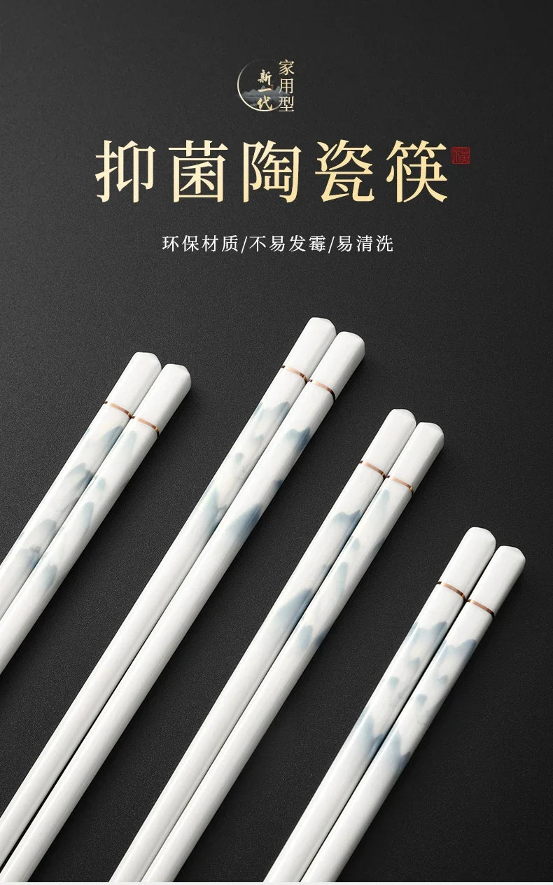 High End New Antibacterial, Mildew Proof, Anti Slip Chopsticks for Household Use, Heat-resistant Household Chopsticks