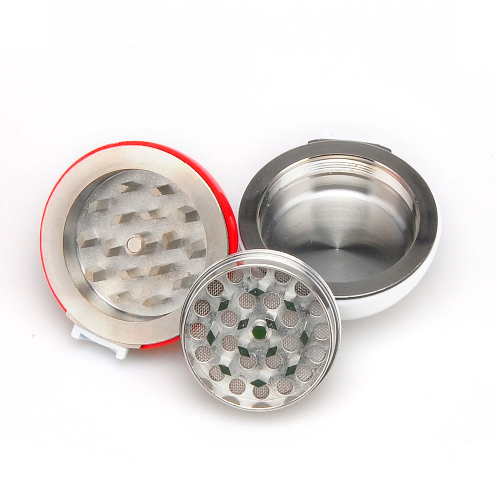 2" Ball Grinder Metal Cartoon Smoke 3 Layers Miller Tobacco Herb Grinder Round Zinc Alloy Mill Spice Crusher Accessory