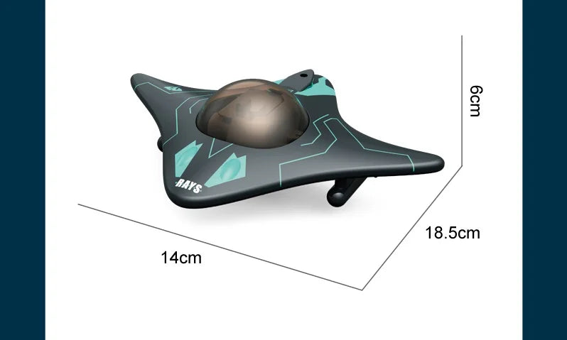 Mini WIFI RC Boat Six-way Submarine Diving Real-time Transmission Underwater Camera Speedboat Photo Video Toys Christmas Gifts