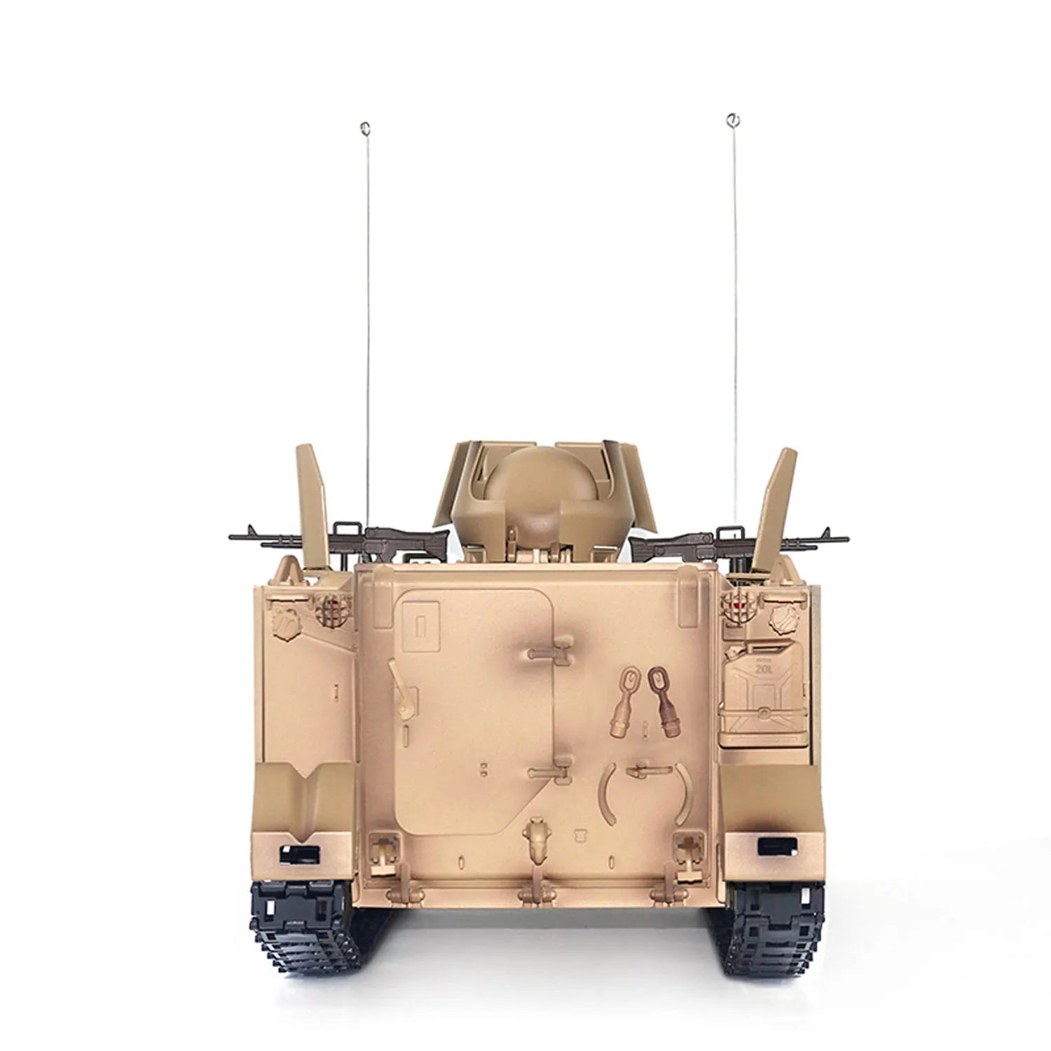 RTR Tongde 1/16 RC Tank M2412-B M113A1 ACAV Infrared 360 Turret Rotation Smoking Lamp Sound Radio Control Panzer Electric Model