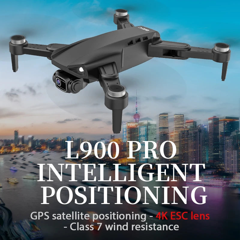 LYZRC L900 PRO SE Drone 4K Professional HD Dual Camera GPS Dron 5G WIFI FPV Foldable Quadcopter Brushless Motor RC Helicopter