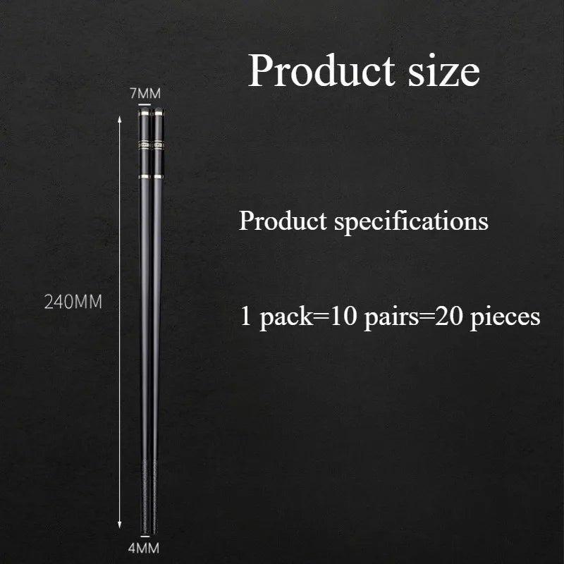 5 Pairs Chinese Japanese Chopsticks Sushi Sticks Korean Chopsticks Reusable Chop Sticks Kitchen Tableware Tool Accessories
