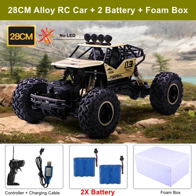 Oike RC Car Remote Control Climbing Vehicle Outdoor All Terrain Off-road Trucks 4WD Racing Drift Cars Toy Gift for Kids Adults