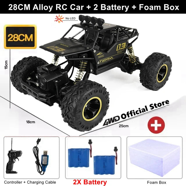 Oike RC Car Remote Control Climbing Vehicle Outdoor All Terrain Off-road Trucks 4WD Racing Drift Cars Toy Gift for Kids Adults