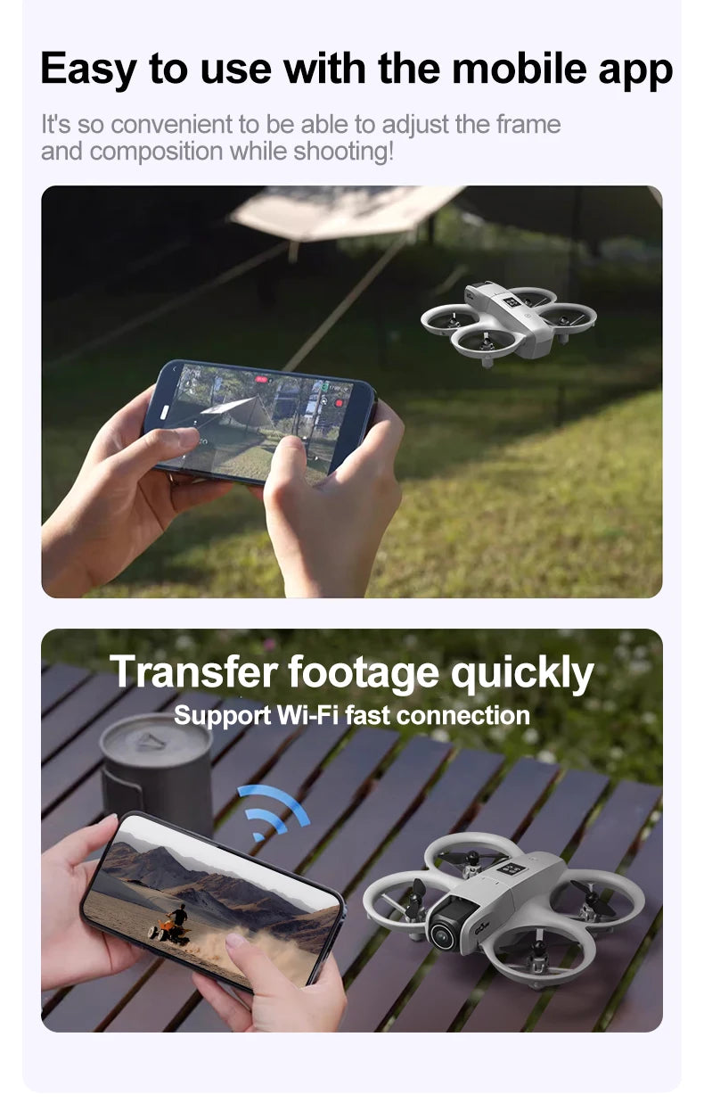 GT3 Mini RC Drone 4K Dual Aerial HD Photography Optical Flow Positioning Obstacle Avoidance UAV Remote Control Quadcopter