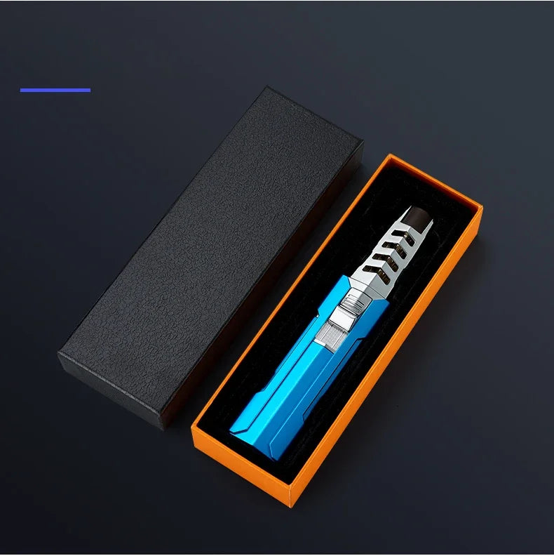 Kitchen BBQ Cigar Big Jet Flame Fire Butane Torch Outdoor Powerful Flame Camping Gun Lighter Mans Tools Without Gas No Box