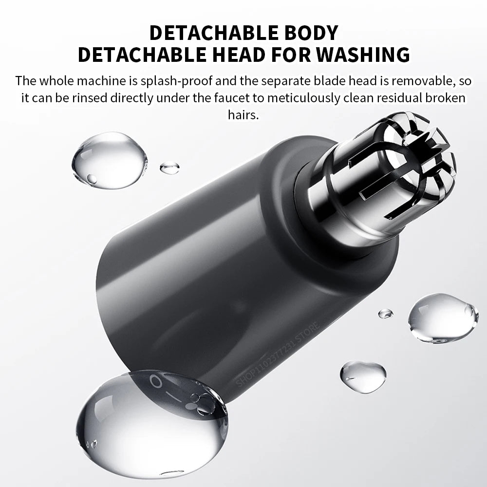 NEW XIAOMI Mijia Electric Nose Hair Trimmer Portable Nose Ears Hair Eyebrow Trimmer for Men Rechargeable Painless Clipper